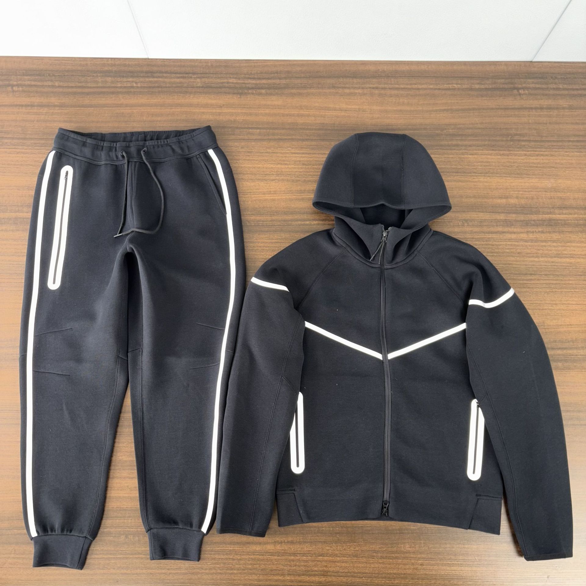 24SS Air Layer Cotton Quarter Shorts Reflective Pressurized Air Layer Cotton Sports suit