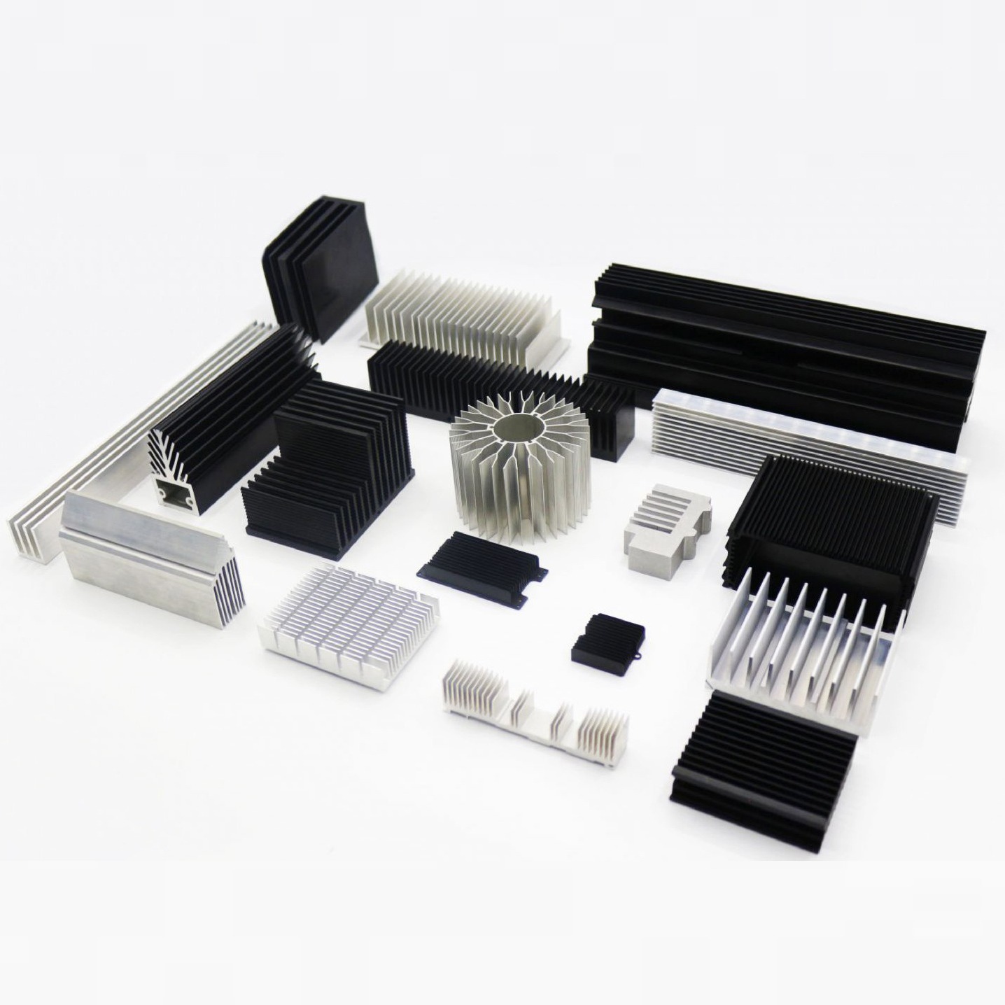 Suitable for Plant Lamp Radiator Led Lamp Heat Dissipation Module Customized Heat Dissipation Aluminum Profile Cnc Surface Processing