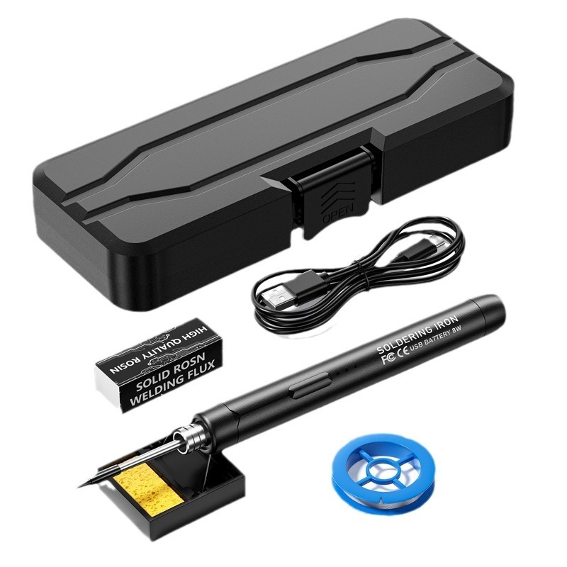 USB charging soldering iron 5V portable electric soldering iron mini soldering iron charging electric soldering iron welding repair tool UE-04