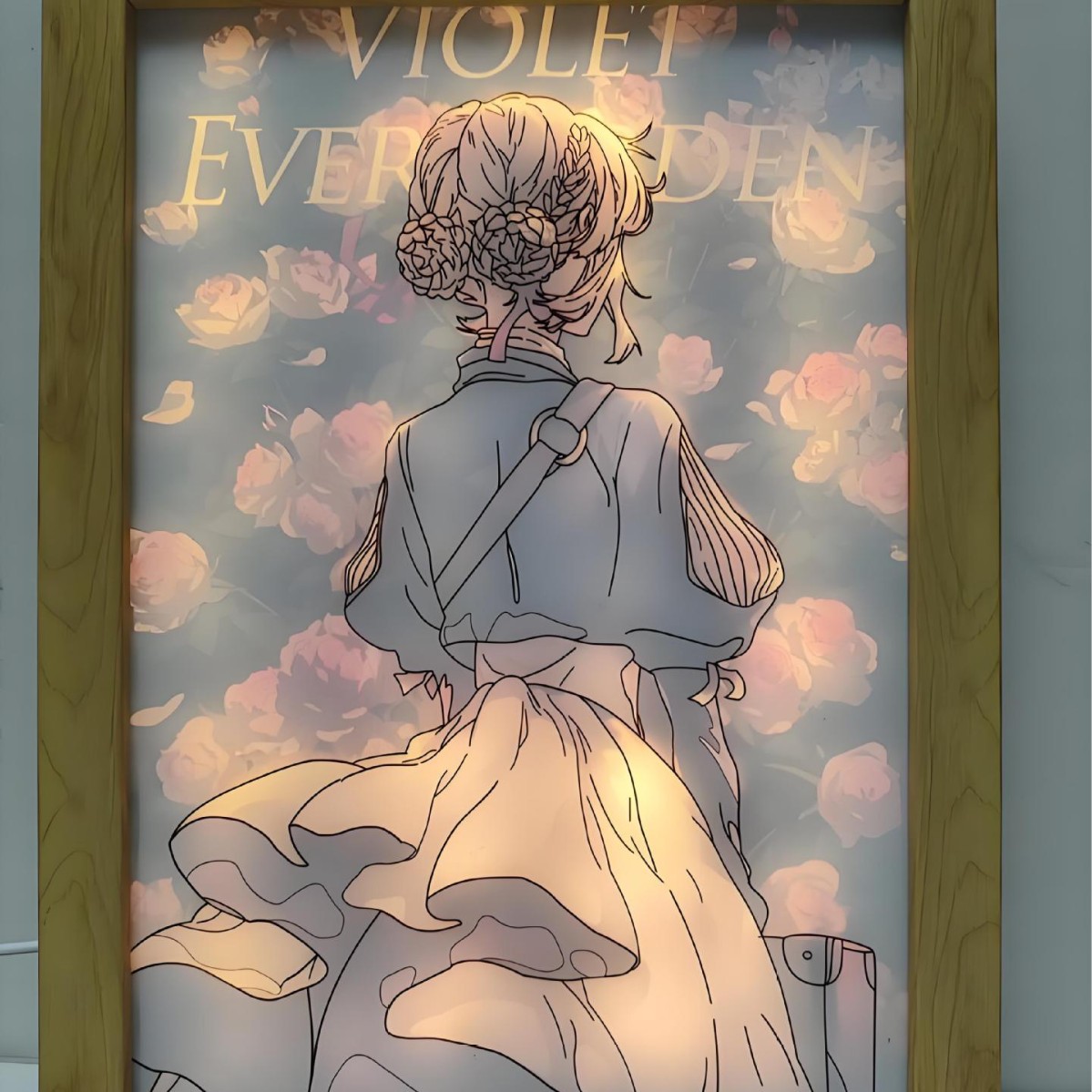 Color painting printing processing acrylic lighting painting style super multi-definition luminous painting decoration hanging table painting