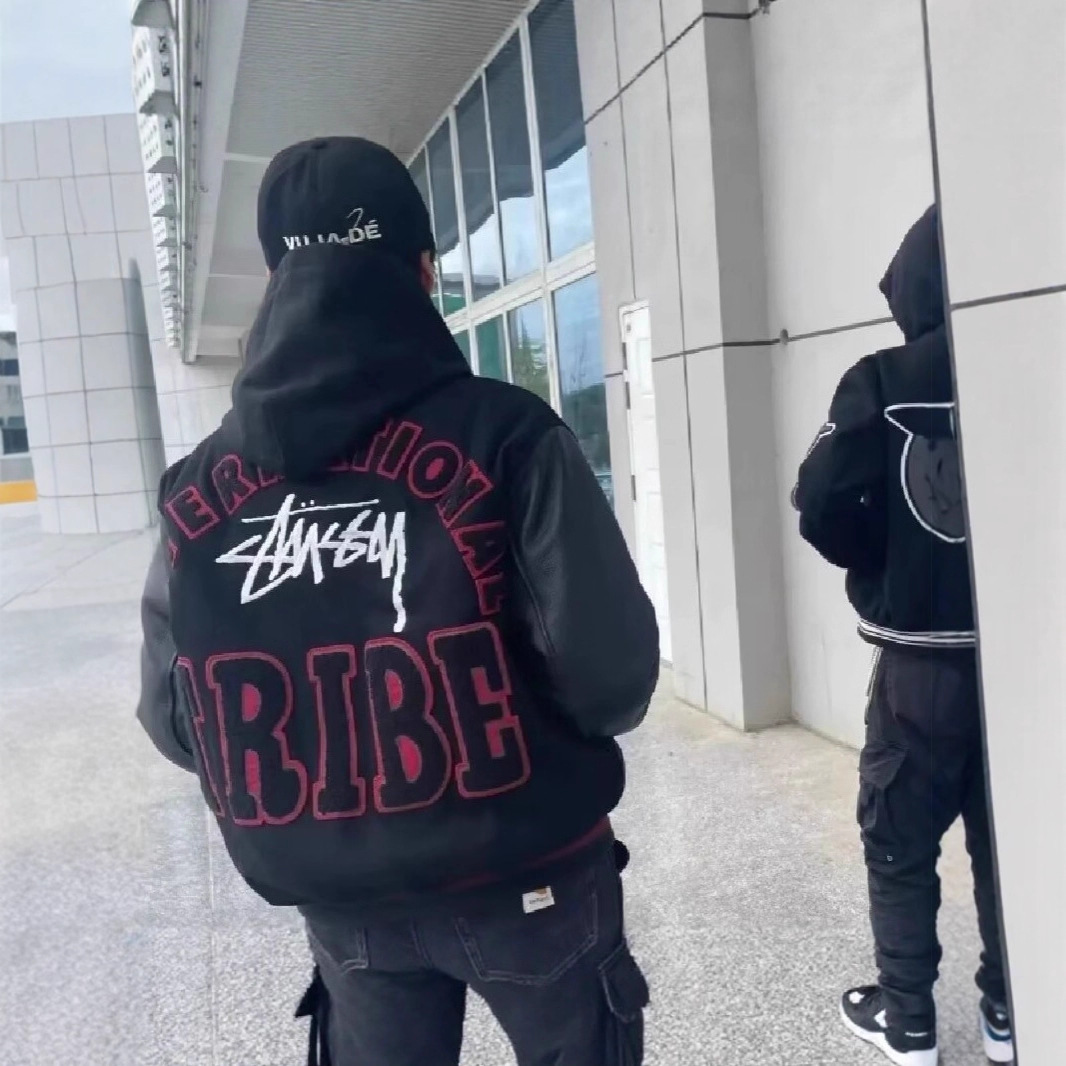 Модная куртка с буквами для мужчин и женщин, стиль весна-осень, крутая американская ретро бейсболка с патчами