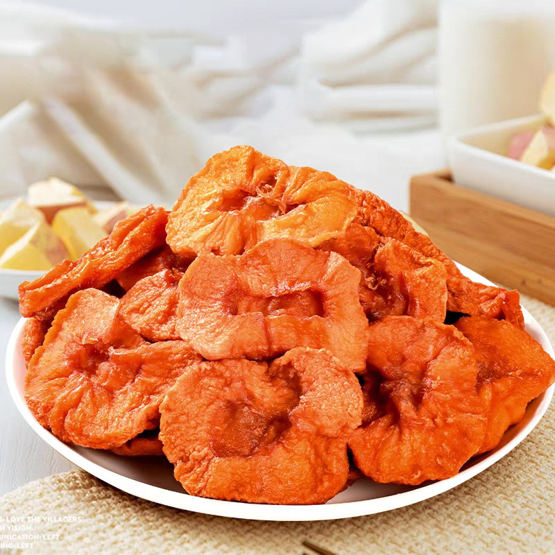 Dried Apples 100g, Steamed Three Times and Sun-Dried, Authentic Candied Apples, Soft and Chewy, Dried Apples, Dried Fruits, Ready for Delivery