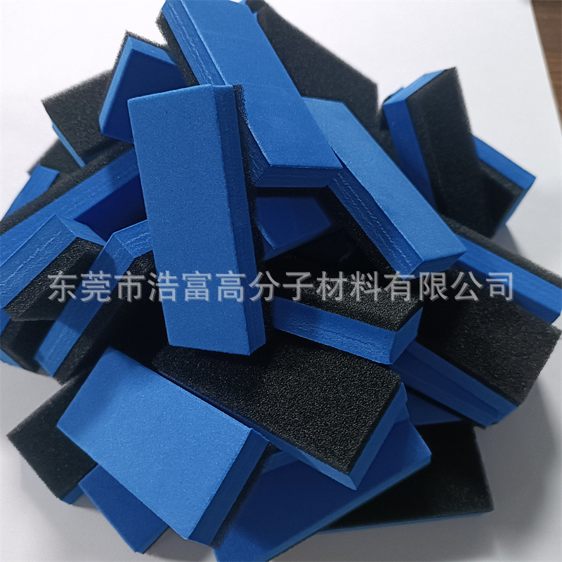 Factory Direct Sales Car Crystal Plated Sponge for Cleaning and Waxing Sponge Blue 70x30*15mm Sponge Brush Plated Sponge