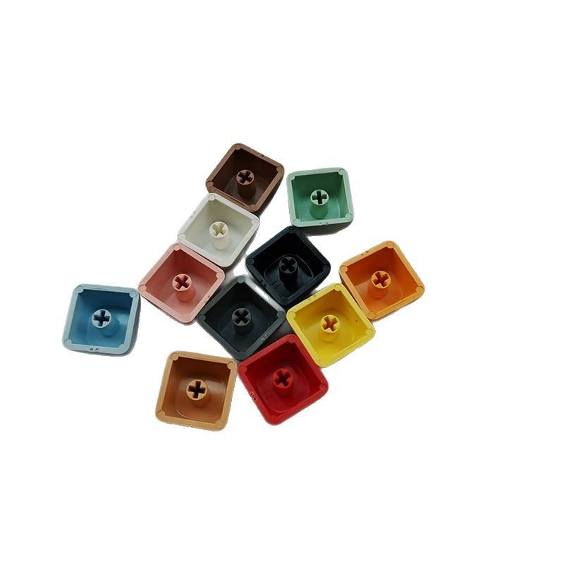 PBT material MOA height rounded cross chrysanthemum 1.6mm thickness frosted Macron color mechanical keyboard key cap