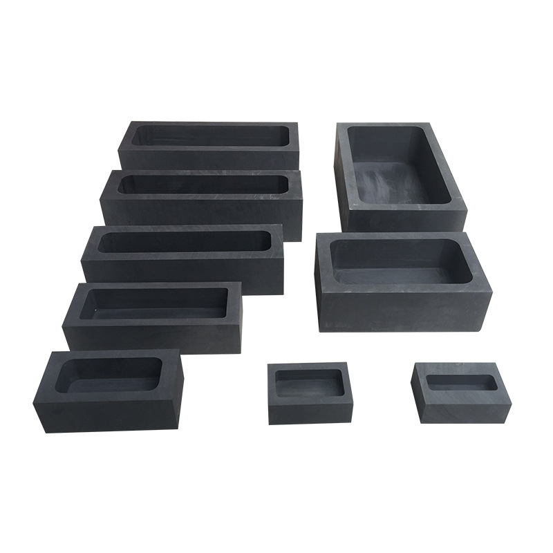 High Purity Graphite Oil Tank Mold Smelting Gold, Silver and Copper Forming Oil Tank High Temperature Resistant Long Strip Processing Graphite Boat