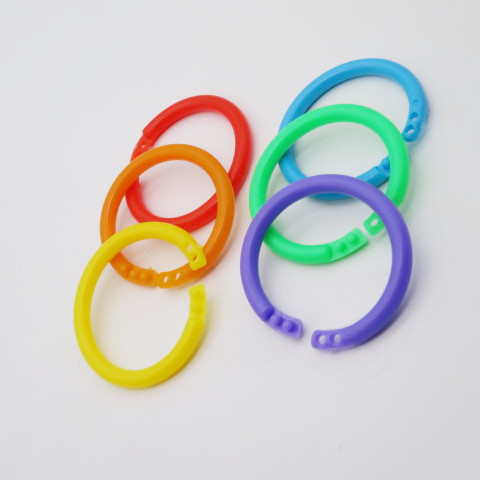 Пластиковое кольцо для книг с двойной кнопкой для переплета цветное кольцо для фотоальбома кольцо для карт аппаратное кольцо