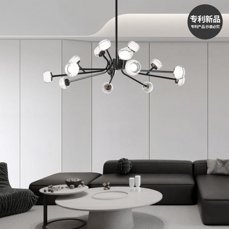 Выставочный зал завода Чжуншань скандинавская люстра для гостиной современная элегантная полностью медная световая роскошь интернет-знаменитая молекулярная лампа креативного дизайнера