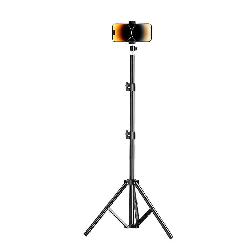 Live Photography Tripod Portable Outdoor Selfie Video Recording Special Free Telescopic Thickened Floor-Standing Tripod
