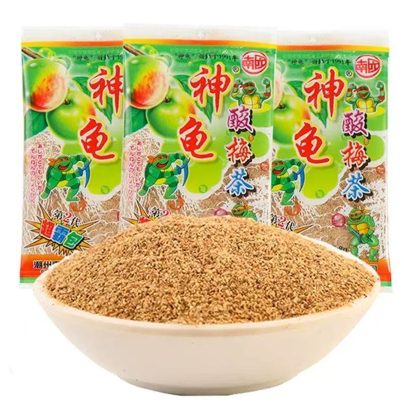 Turtle Sour Plum Powder 80 s Classic Nostalgic Turtle Powder Dressed in Fruit Sour Plum Tea Childhood Memory Childhood Old Snacks