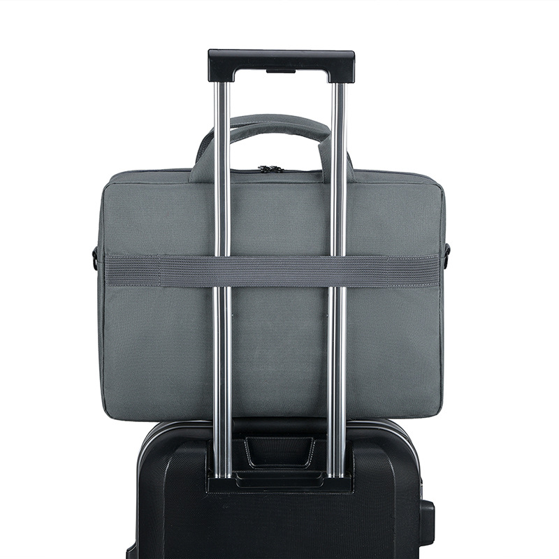 Large-Capacity Simple Office Handbag Crossbody Bag Computer Bag Briefcase Men's Business Commuter Handbag Women