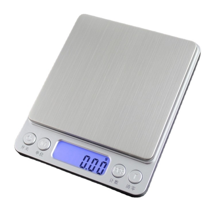 i2000 electronic scale kitchen scale baking electronic scale stainless steel jewelry scale portable scale gram scale high precision pocket scale