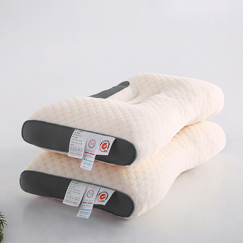 Non-Collapse Cervical Spine Protection Pillow Core Breathable High Resilience Knitted Cotton Student Manufacturer Direct Sales Customized High Elasticity