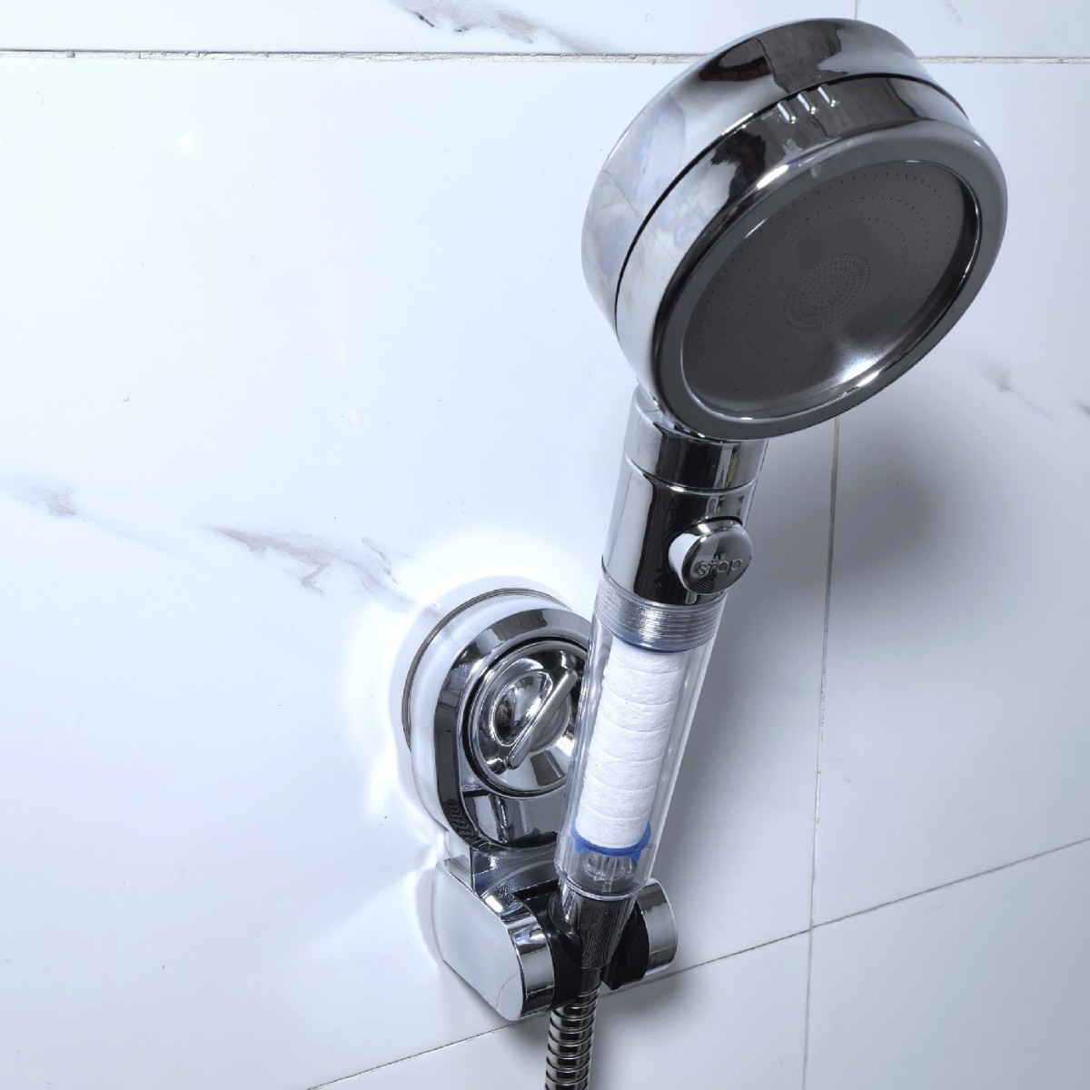 Suction Cup Shower Head Holder Bathroom Rabbit-Shaped Shower Head Holder. Household Bathroom Suction Cup Shower Holder. Shower Head