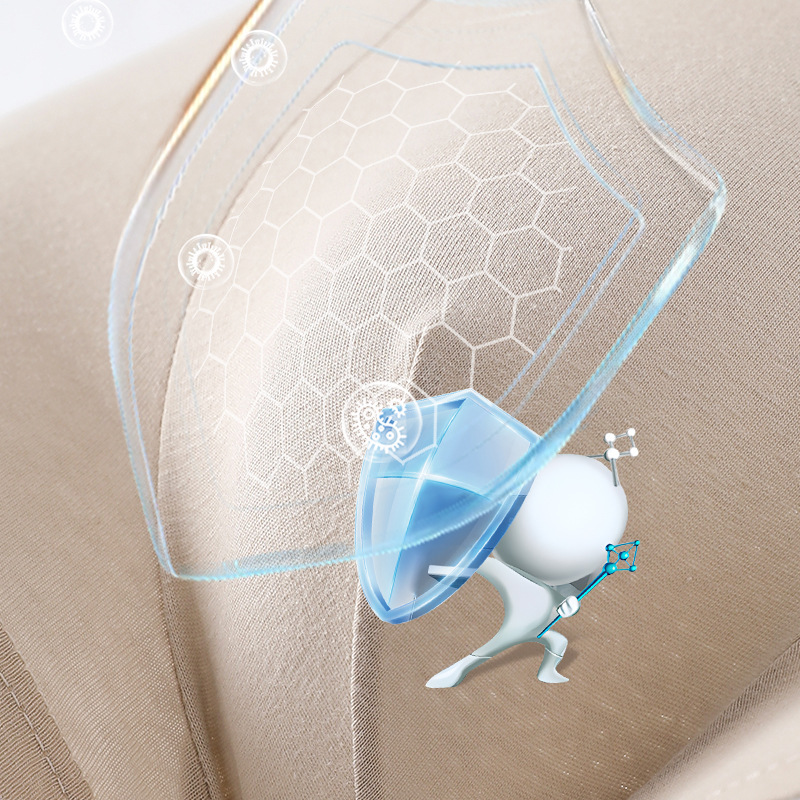 Xinjiang Cotton 80 Pure Cotton Maillard Color Men's Underwear 7A Antibacterial Underwear Men's Traceless Graphene Antibacterial Crotch