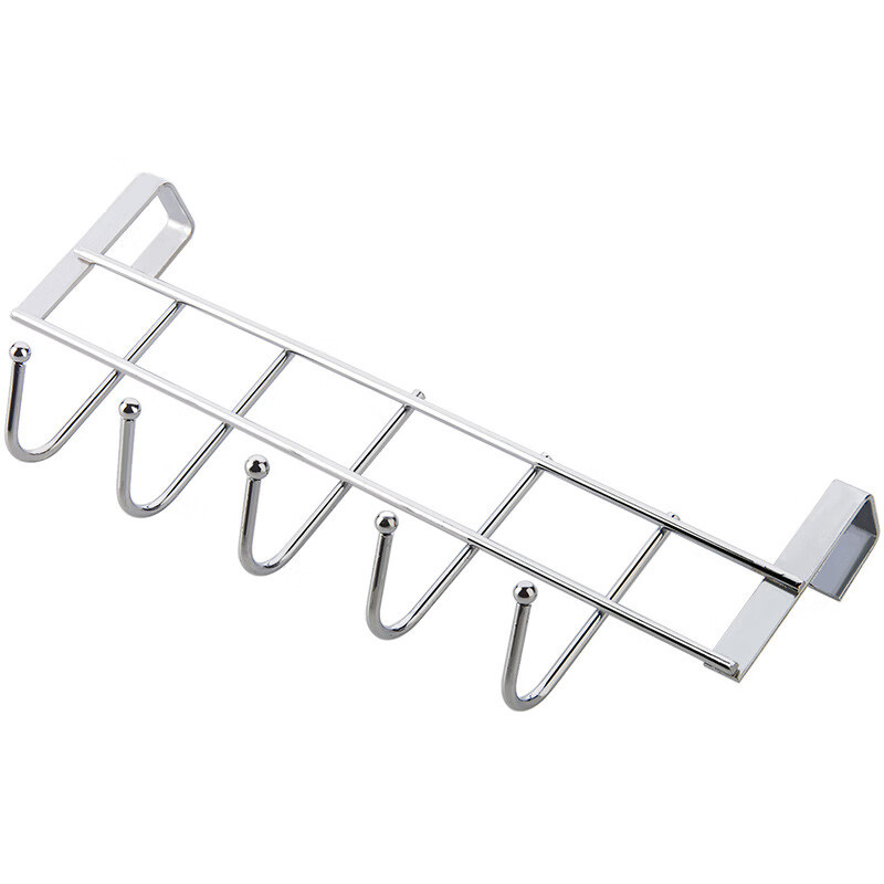 Door Hook Cabinet Door Back Clothes Rack Frame Upper Artifact Stainless Steel Door Back Towel Hanging Bedroom Clothes Hook