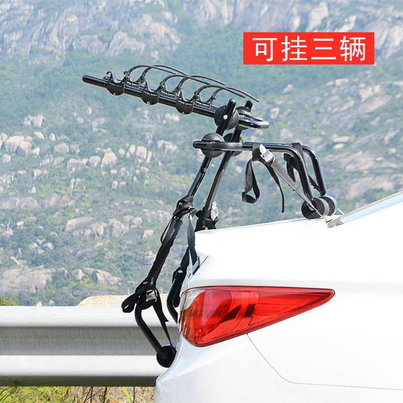 Universal Car Bicycle Rack Car Trunk Rack Suv Foldableing Bicycle Tail Rack 4+2 Bicycle Carrying Rack