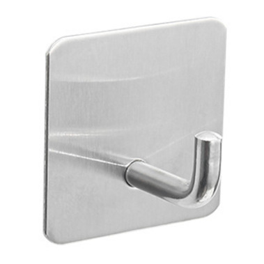 Cross-Border Stainless Steel Strong Adhesive Hooks for Kitchen and Bathroom, Towel Hooks, Bathroom Clothes Hooks, Heavy-Duty Hooks