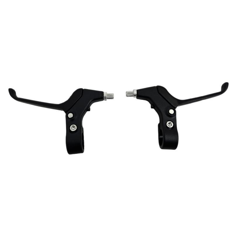 Bicycle Brake Lever, Stroller Semi-Aluminum Brake Lever, Mountain Bike Brake Lever, Bicycle Handbrake, Semi-Aluminum All-Black Extended Brake Lever
