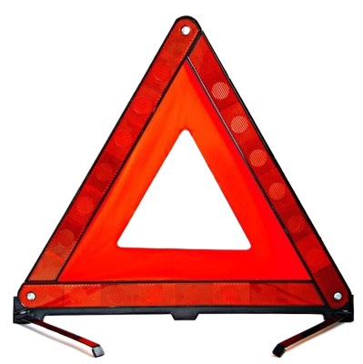 Reflective warning triangle for automobiles, parking safety triangle warning sign, fault tripod sign