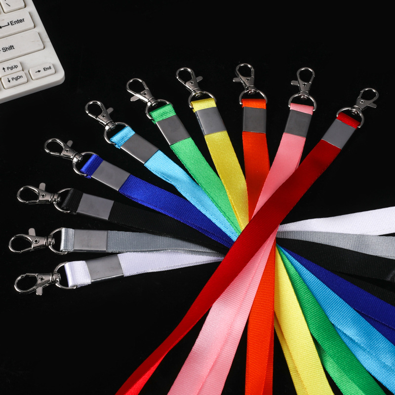 Work card certificate factory card exhibition certificate printing thermal transfer printing silk screen hanging rope chest card lanyard printable logo