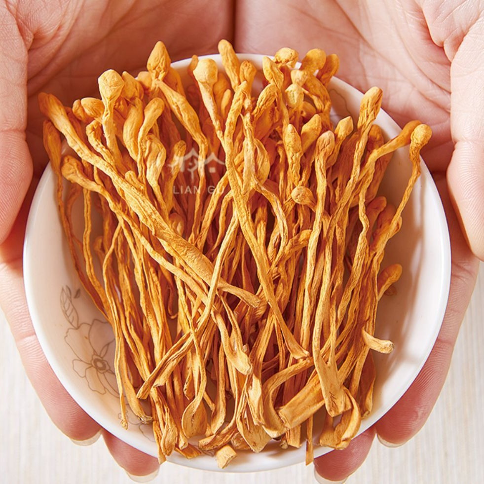 Cordyceps Flower Cordyceps Flower Dry Goods Authentic Special Grade Beijin Cordyceps Militaris Mushroom Spore Head New Goods Soup