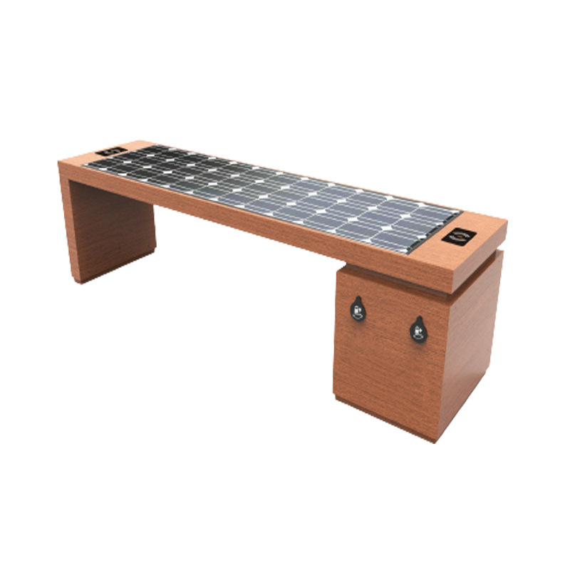Solar photovoltaic seat park smart seat wireless charging scenic spot outdoor smart seat factory production