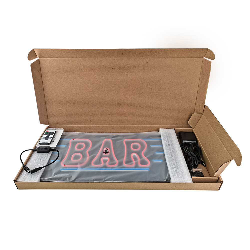 47CM BAR Billboard LED silicone neon sign BAR Billboard neon sign light