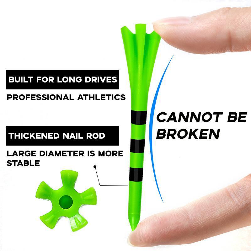 Wholesale Striped Golf Five Claw Ball Nails TEE Ball Tore Golf Plastic Ball Seat Golf Course Supplies Factory