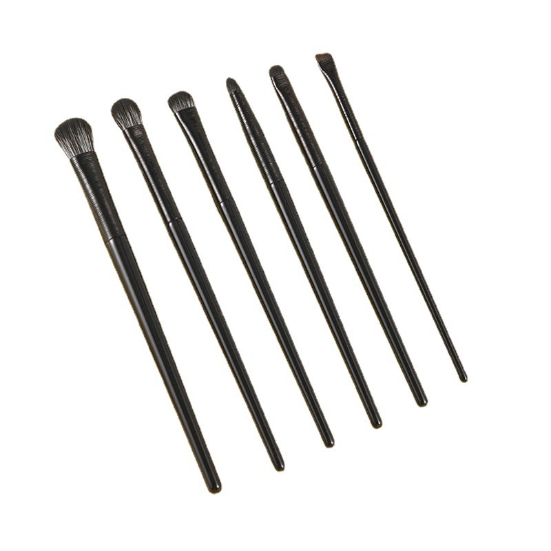 Eye Makeup Brushes Luyi Soft Bristle Eyeshadow Brush 6-Piece Set Eye Makeup Aegyo-Sal Eyeliner Blade Detail High Aesthetic Value