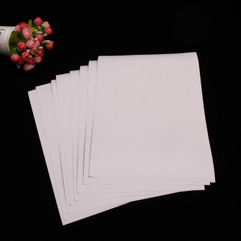 Spot Square White Cardboard A4 Clothing Cardboard T-Shirt Packaging White Cardboard Cardboard Wholesale 250g to 450g