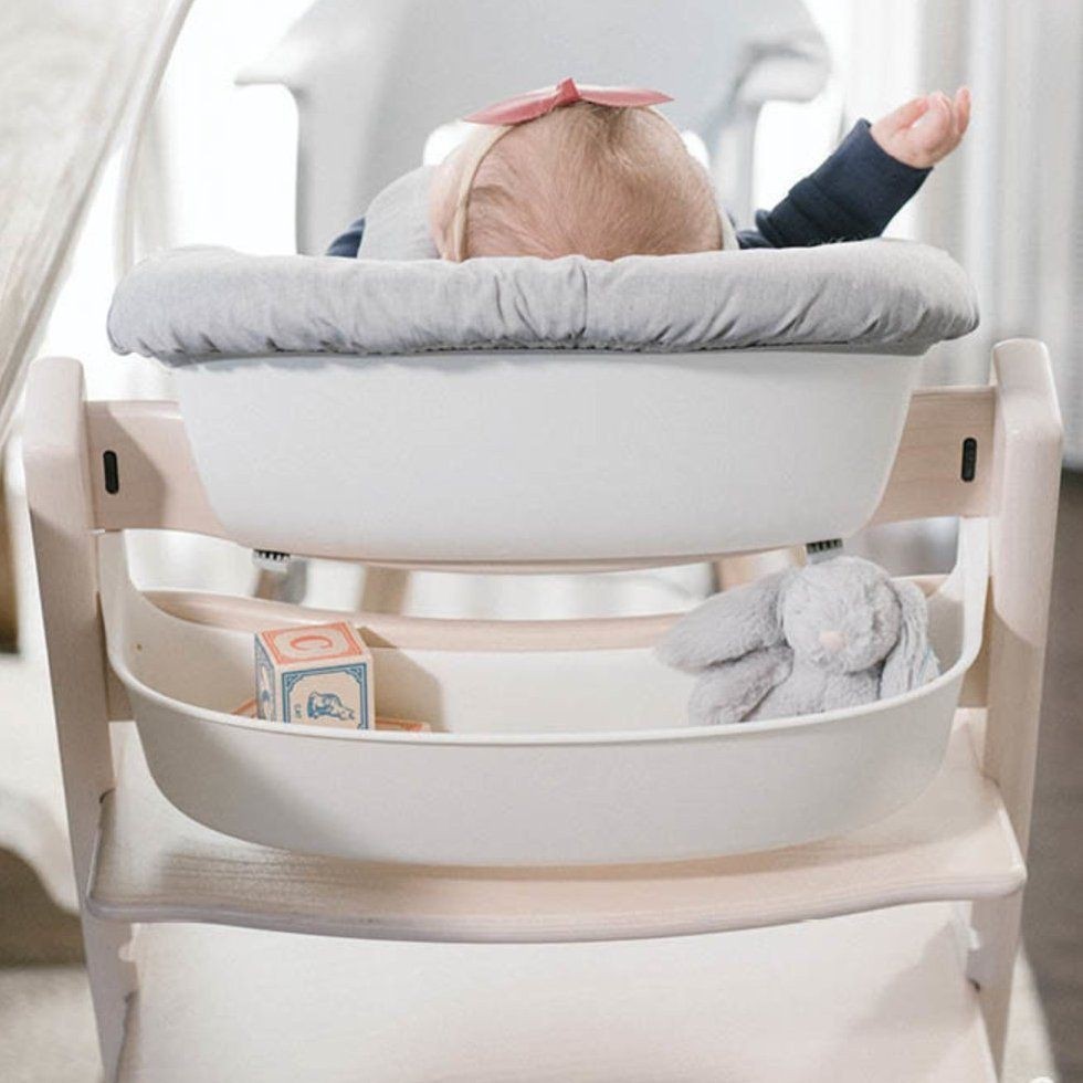 10N Growth Chair Storage Box Universal Stok Home White Baby Dining Chair Storage Basket Kids Seat Storage Box with