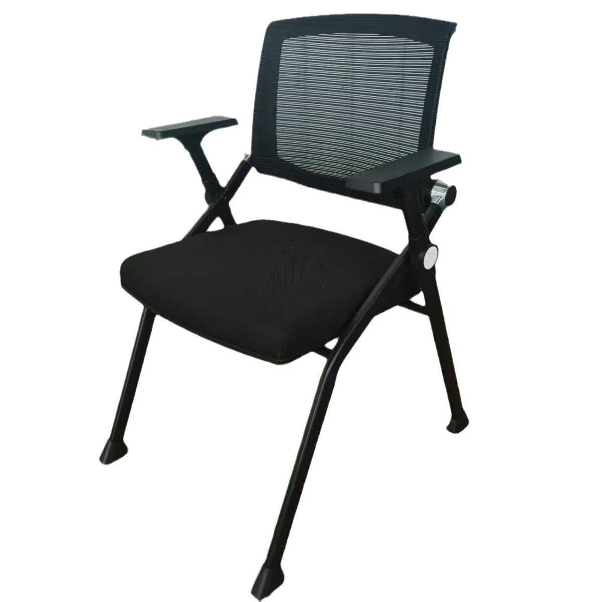 Simple Breathable Training Chair with Table Board Meeting Office Staff Chair High Quality Mesh Computer Chair Foldable Chair