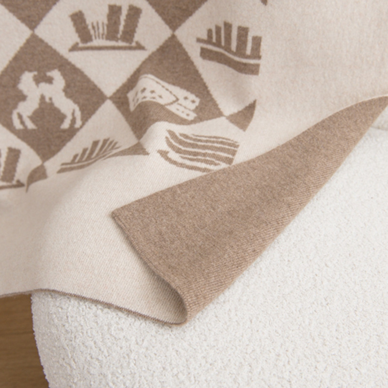 Ordos City Source Factory 100 Pure Cashmere Blanket Moving Gift Throw Blanket Sofa Blanket Nap Aviation Blanket