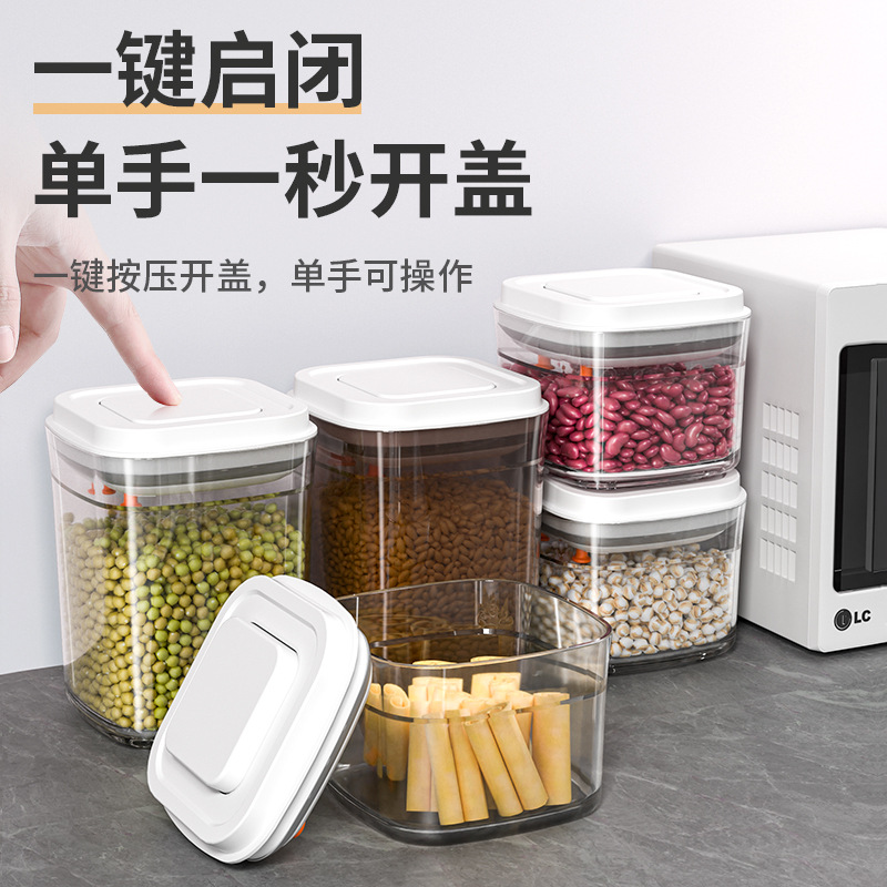 Press type noodle storage box noodle box dried noodle storage box food grade sealed Italian high pasta with lid