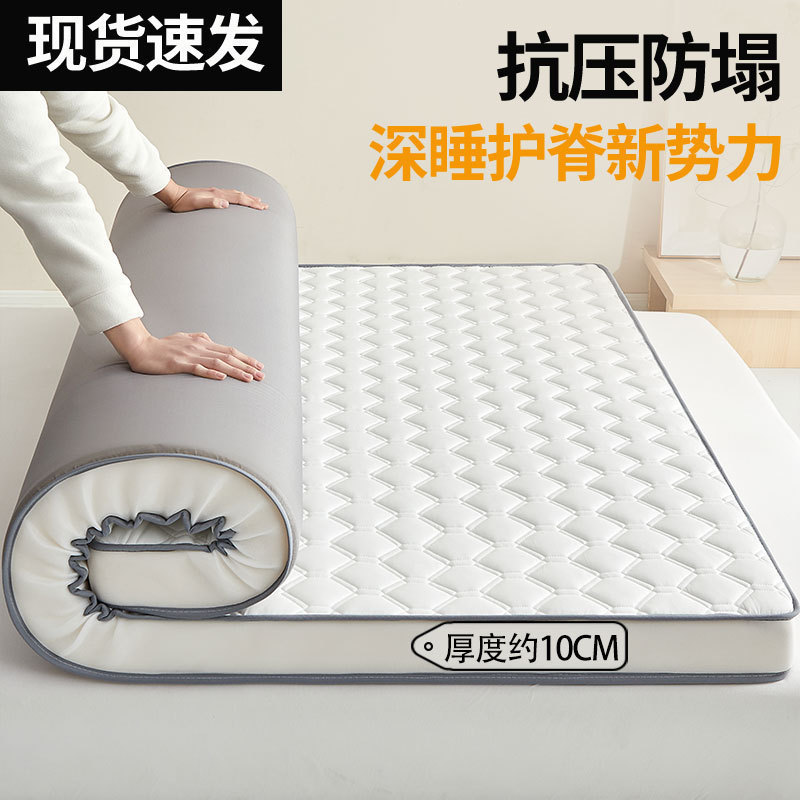 Latex Memory Foam Mattress Cover Soft Cushion Home Bedroom Thickened Tatami Sponge Mat Student Dormitory