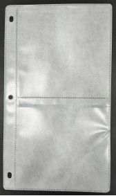 Manufacturer Supplies Three-Hole Cd Inner Pages Can Be Inserted into Two Disc Storage Bags Pp Disc Inner Pages Wholesale