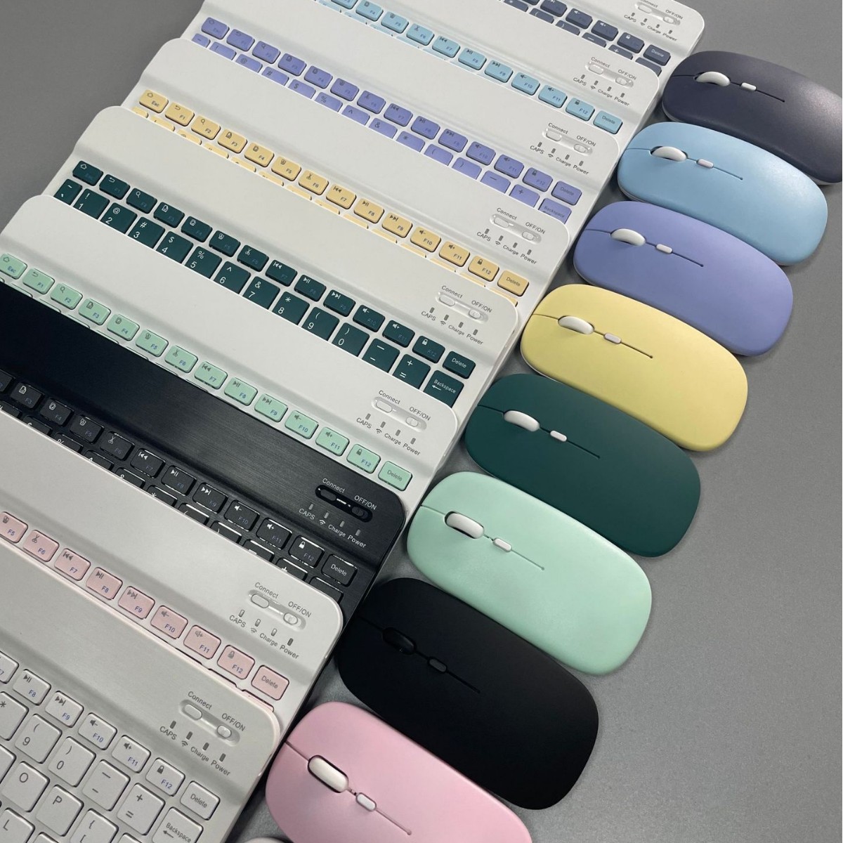Tablet Bluetooth Keyboard Suitable for iPad Huawei Samsung Xiaomi External Keyboard and Mouse Set Silent Portable Multi-Language