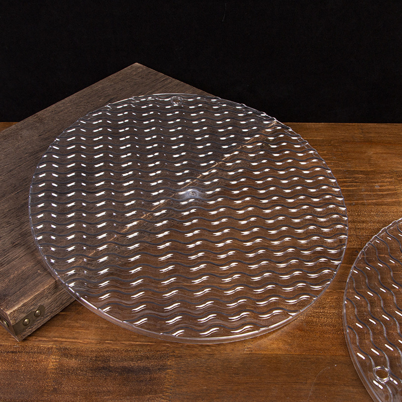 Customized Thickeneded Double-Sided Non-Stick Dumpling Curtain Household Plastic Dumpling Tray High-Value Round Mat Placement Tray