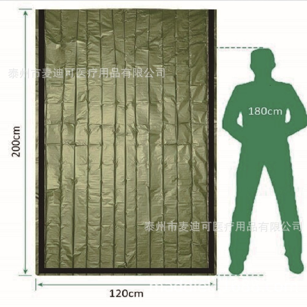 Amazon's Best-Selling 560,000-Plus Orange Pe Emergency Sleeping Bag and Green Camouflage Emergency Sleeping Bag