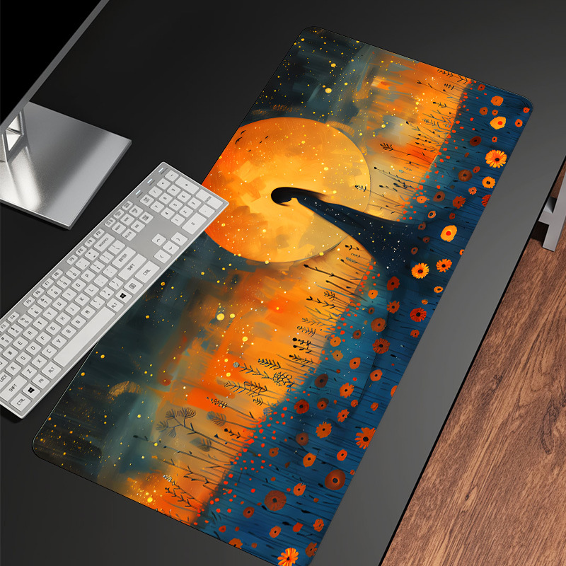 Amazon Temu Cross-Border Customized Mouse Pad Advertising Game Pad Computer Office Thickeneded Keyboard Pad Gift Table Pad