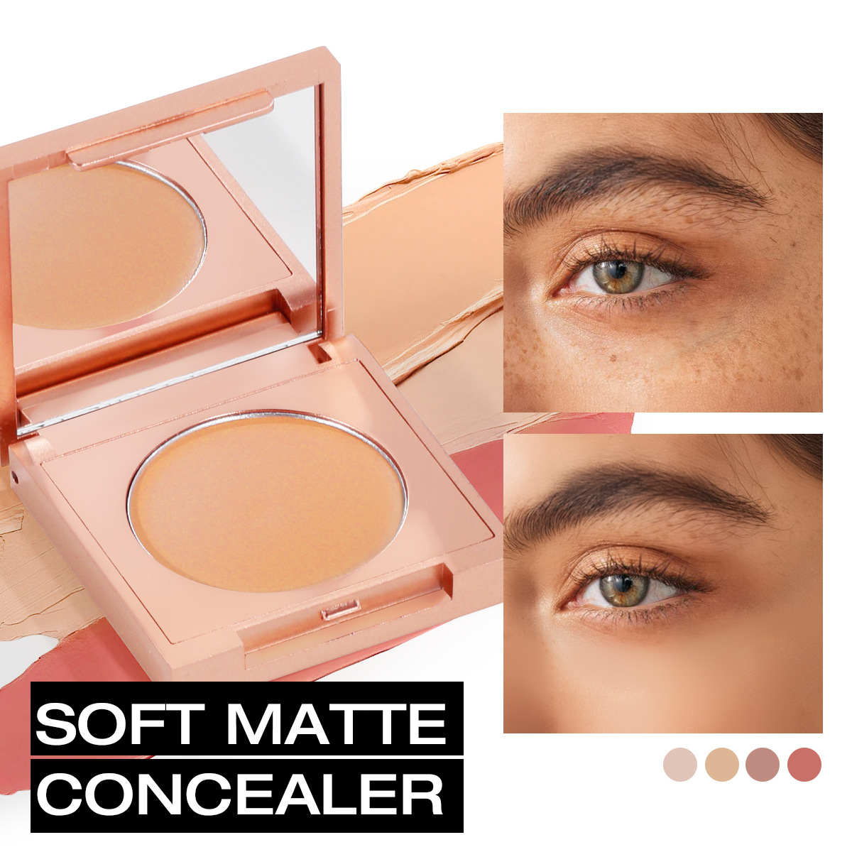 Cross-Border Maycheer Soft Mist Concealer, Matte, Light and Natural, Waterproof, Sweat-Proof and Non-Removable Concealer
