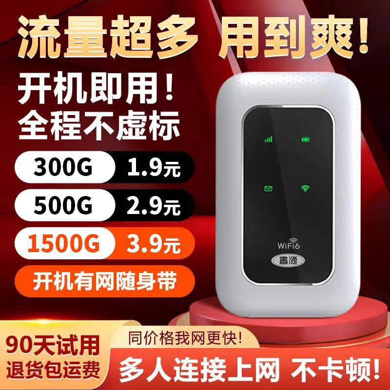Portable Wifi Router, Card-Free Wireless Network Card, Internet Access, Removable Mobile Phone, Portable Network Card Wholesale