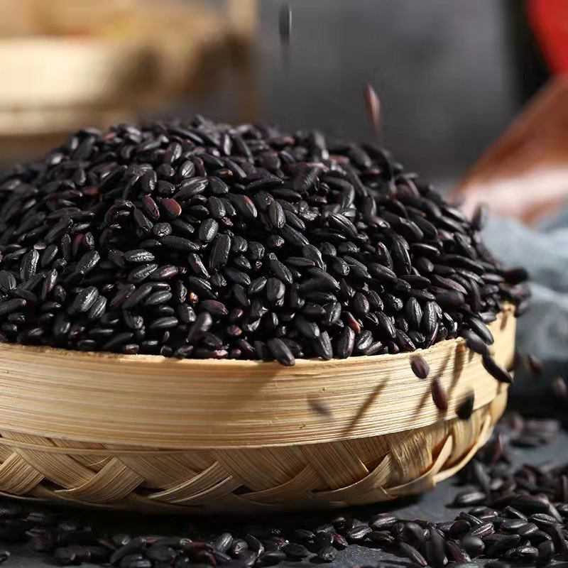 Wholesale Black Rice from Northeast China, Black Fragrant Rice, Whole Grains, Coarse Grains, Black Rice, New Rice, Large Quantity, Preferential Price