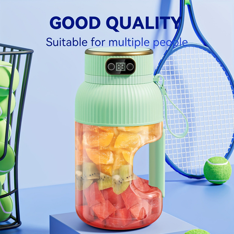 2026 New Cross-Border Dropshipping Rechargeable Portable Juicer Cup (with Digital Function