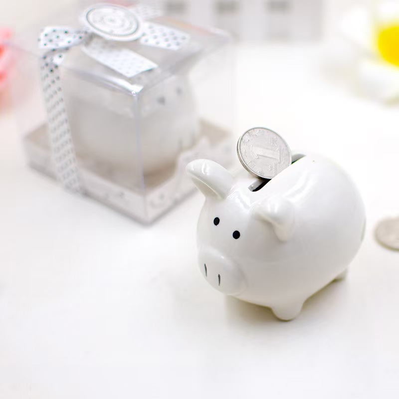 Piggy Bank Ins High-Looking Cartoon Cute Piggy Bank Mini Pig Ceramic Piggy Bank Home Decoration Gift