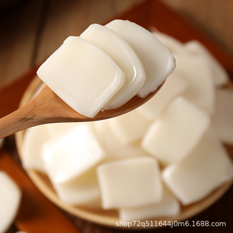 Sliced rice cake Ningbo flavor bulk rice cake slices vacuum ingredients handmade water mill fried rice cake hot pot wholesale price