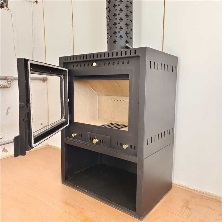 Home Real Fire Wood Fireplace Smokeless Dust-free Heating Stove New Style Homestay Firewood Stove