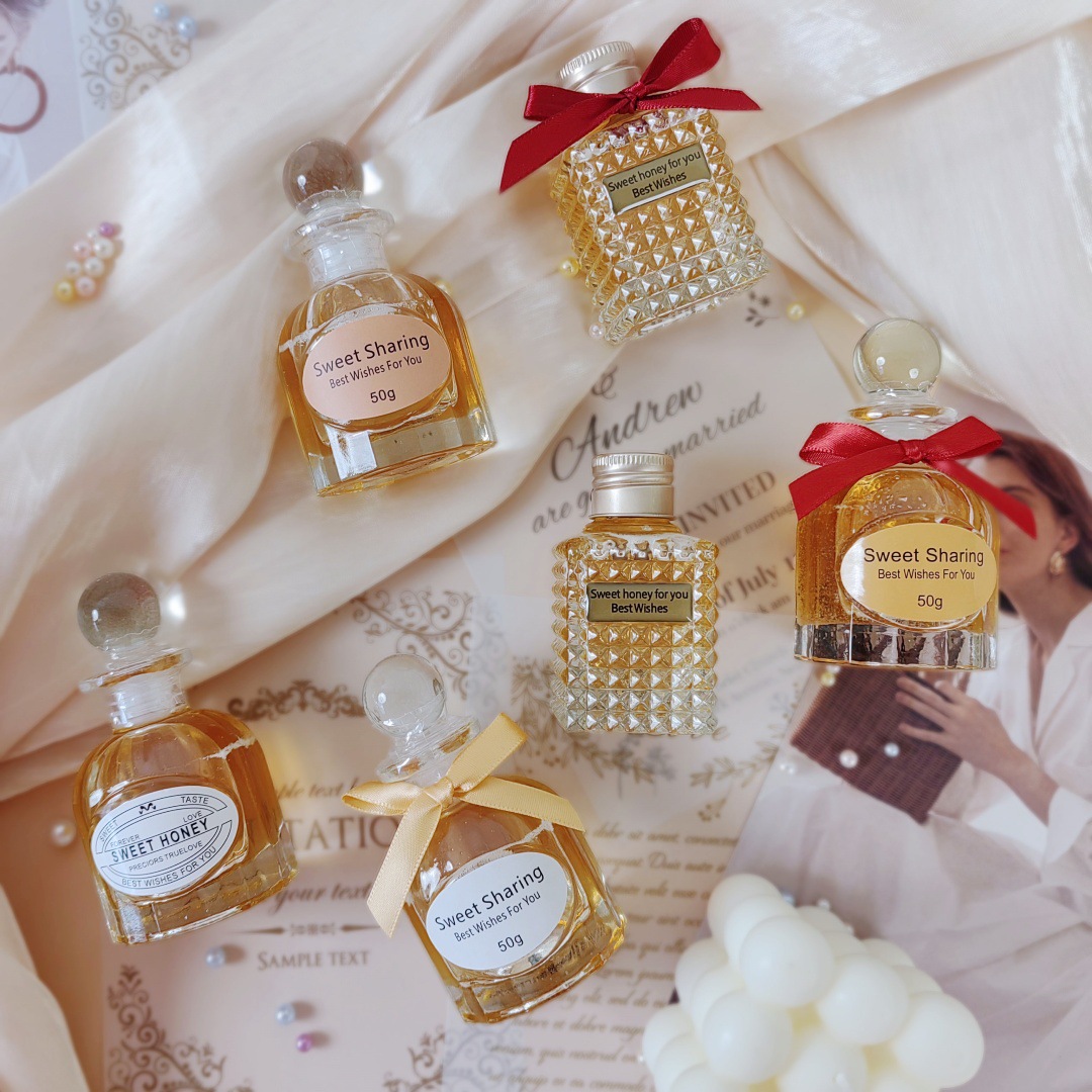 [Ximi] Creative Wedding Honey Wedding Souvenir Small Bottle Products Gift Honey Gift