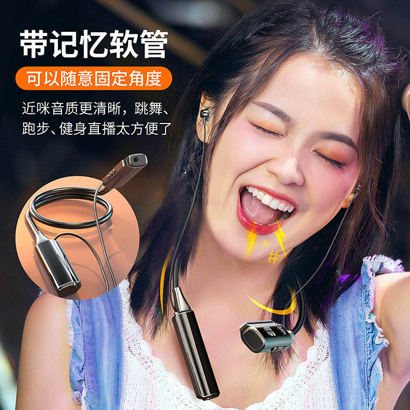 Wireless Live Streaming with Sound Card, Bluetooth Headset, Complete Set for Streamers, Dedicated Ear-Monitoring Condenser Microphone, Integrated Noise Reduction 5.3