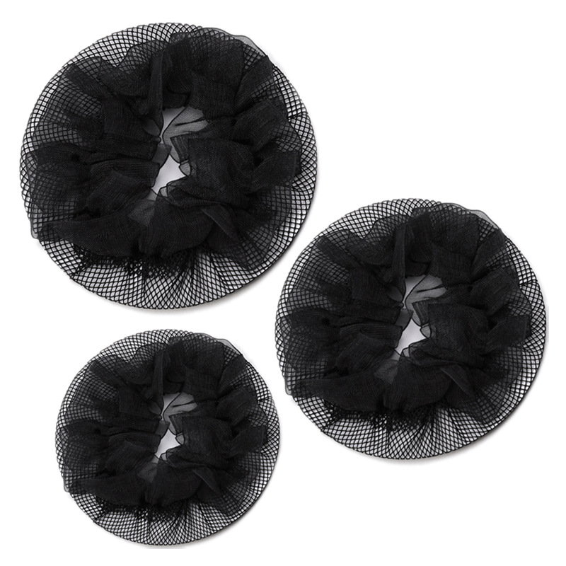 Hair net female summer art exam dancing net pocket head flower professional hair curler children's ball head hair curler headdress wholesale